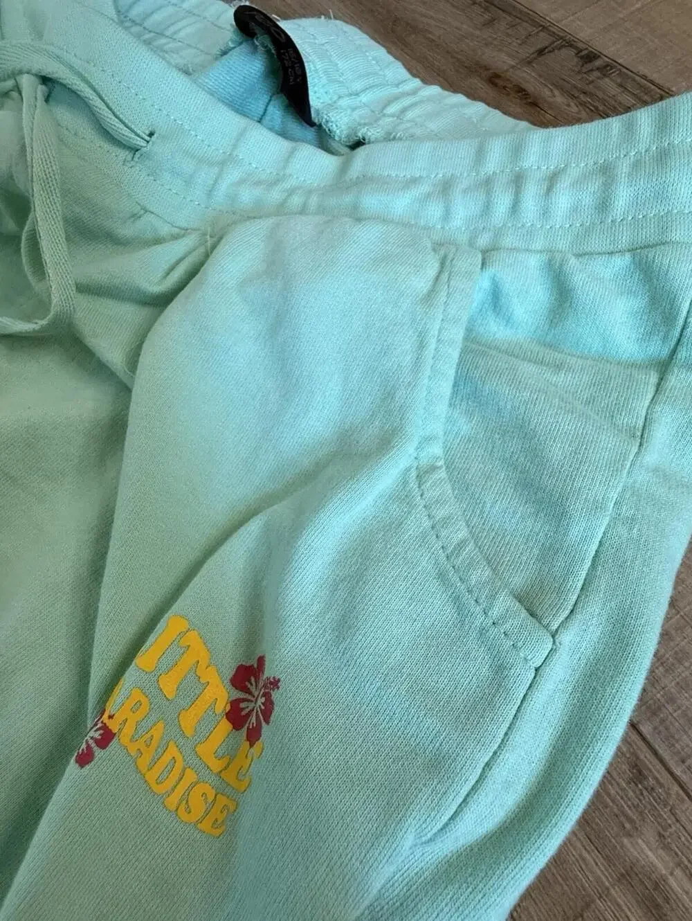 Reo Little Paradise Joggers Teal 15/16 Years Drawstring Stretch‎